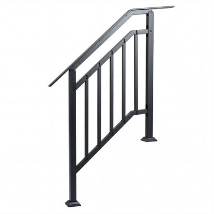 2 Pack Outdoor Handrails For Steps, Adjustable Angle Garden Tools Black at Gallery Canada