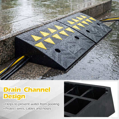 2 Driveway Threshold Ramps, 5/6 Inch Rise, Medium Trucks-S, Black Garages at Gallery Canada