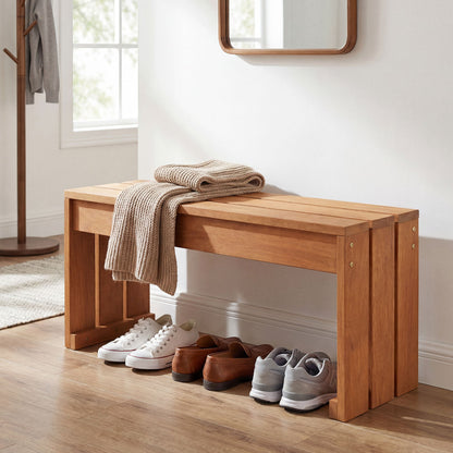 2-Person Outdoor Garden Bench, Solid Wooden Frame Outdoor Benches at Gallery Canada