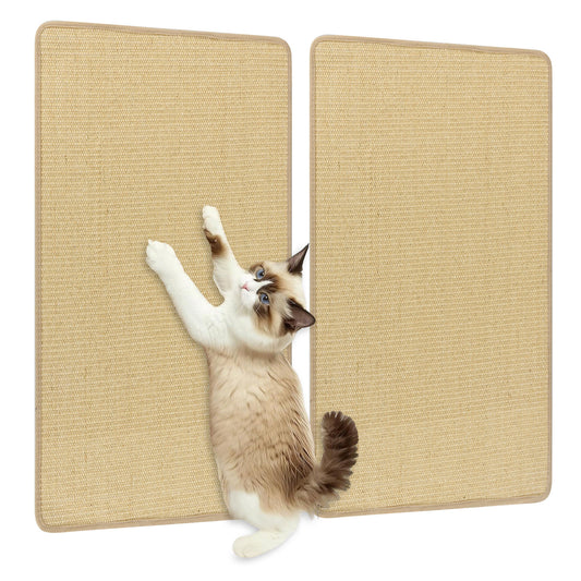Cat Scratcher Mat Set, 32 x 20 Inch, Natural Sisal Pads Cat Trees Condos & Scratchers Natural at Gallery Canada