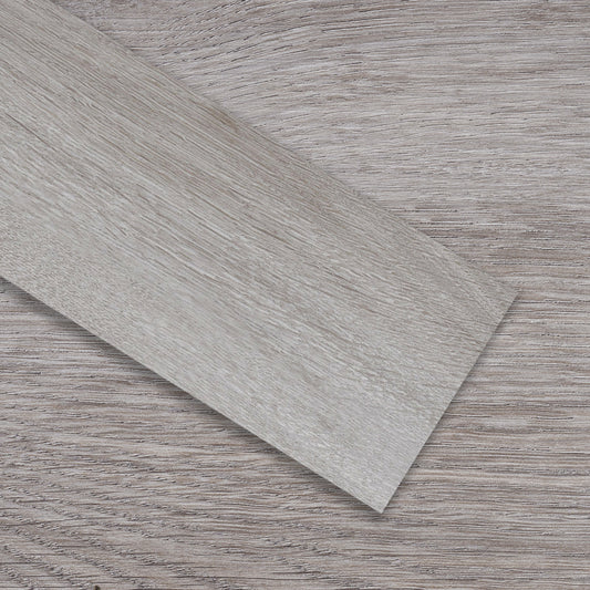 2 Pieces Waterproof Vinyl Flooring Plank Tile Decorative Fencing & Flooring Rustic Brown/Gray at Gallery Canada