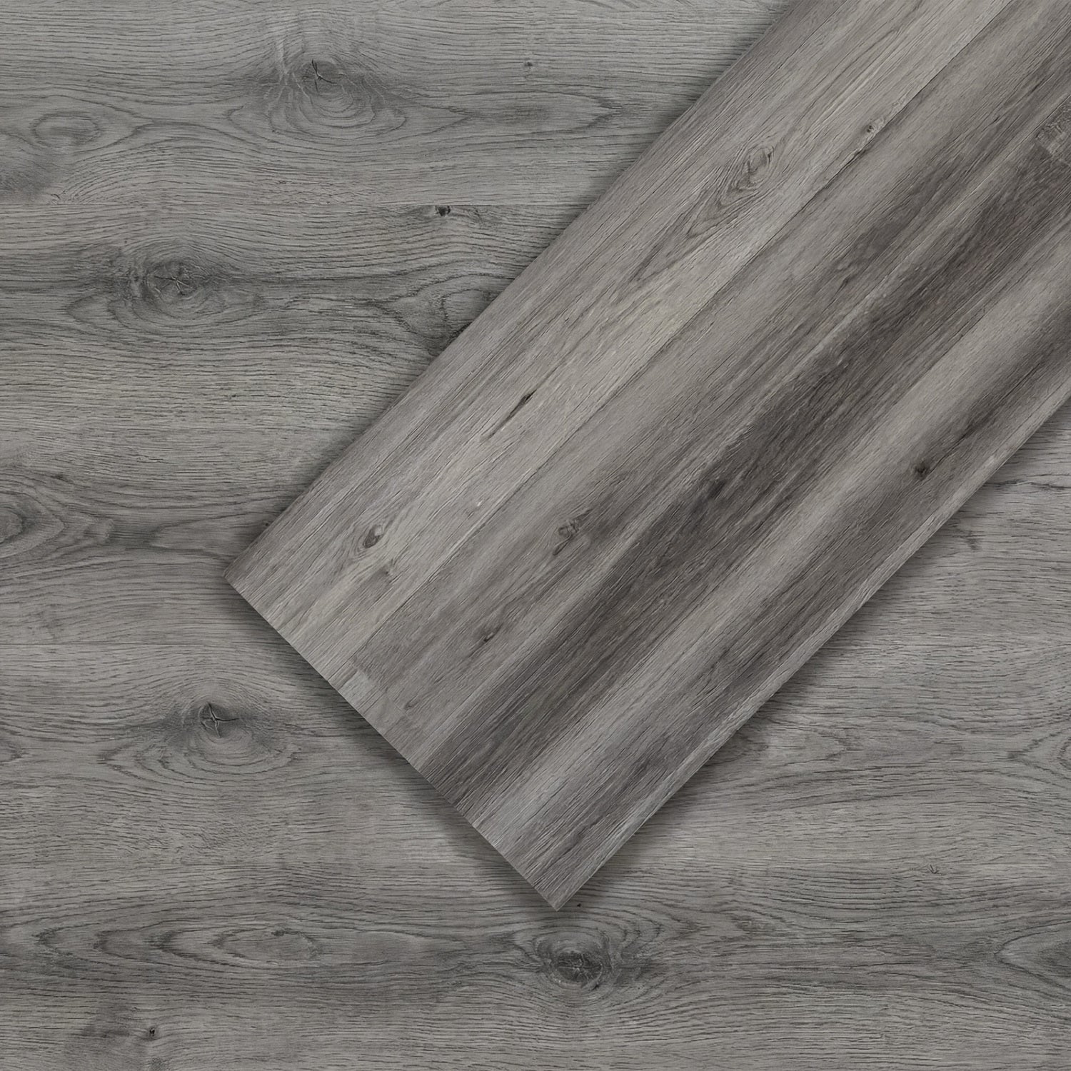 2 Pieces Waterproof Vinyl Flooring Plank Tile Decorative Fencing & Flooring Rustic Brown/Gray at Gallery Canada