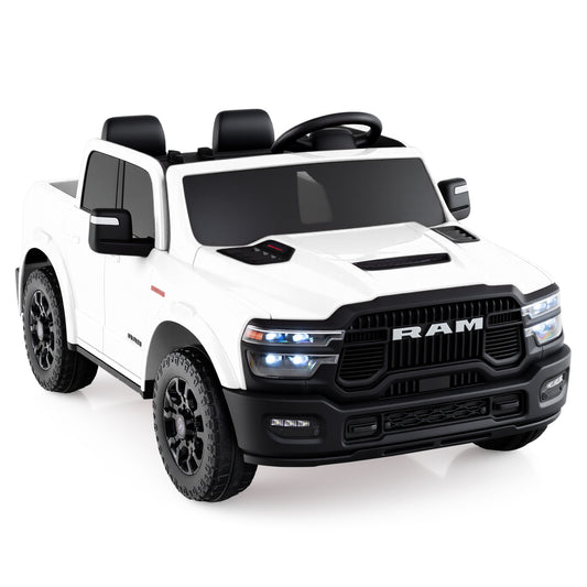 2 Seater 24V Ride On Toy For Big Kids, White Powered Ride On Toys White at Gallery Canada