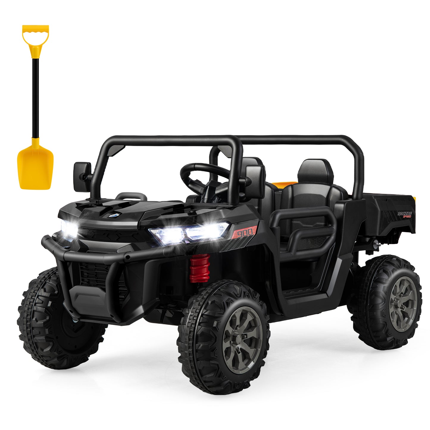 2-Seater Kids Ride On Dump Truck, Black Powered Ride On Toys at Gallery Canada