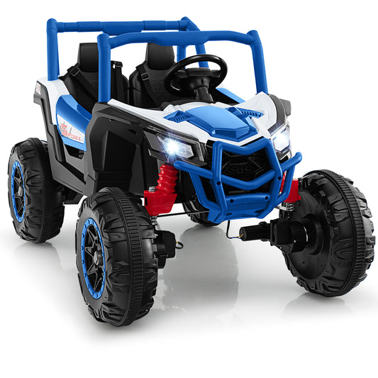 2-Seater Kids Ride On UTV, 2.4G Remote Control, Navy Powered Ride On Toys Navy at Gallery Canada