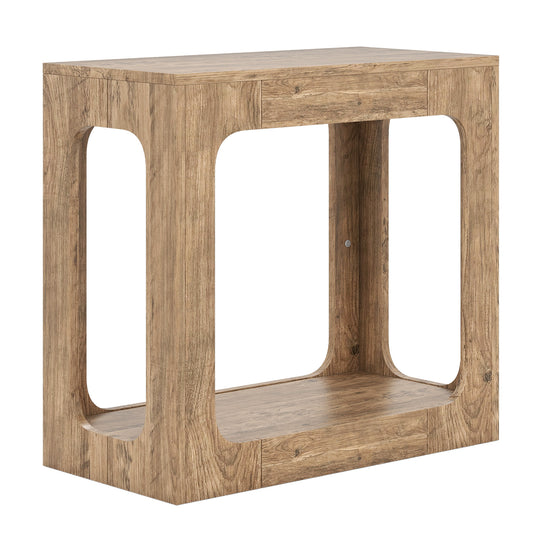 2-Tier End Table with Storage Shelf for Living Room, Oak End & Side Tables Oak at Gallery Canada