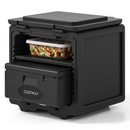 2 Tier Insulated Food Pan Carrier Food Warmer with Removable Tray and Box Food Warmers & Burners Options at Gallery Canada