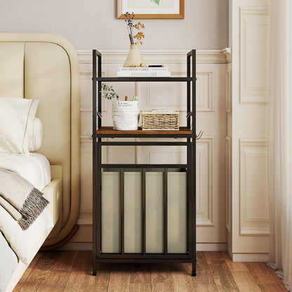 2-Tier Laundry Hamper, Tilt-Out Basket, Black Laundry Baskets at Gallery Canada