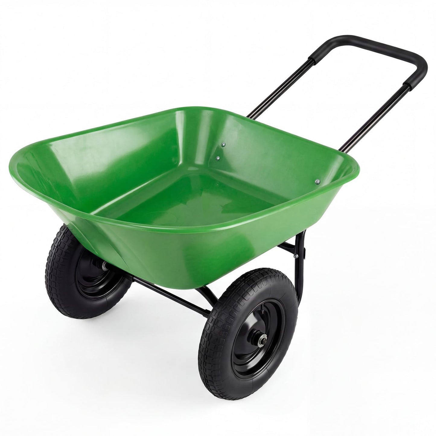 2 Tire Heavy-duty Dolly Utility Cart Wheelbarrow Garden Cart, Light Green Garden Carts at Gallery Canada