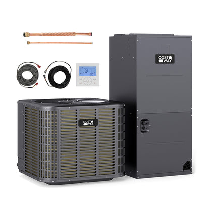 2 Ton 18 SEER2 Central Air Conditioner Heat Pump, Gray Mini Split Air Conditioners Gray at Gallery Canada