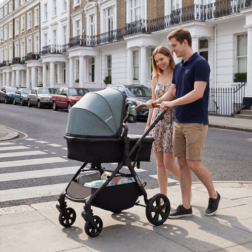 2-In-1 Convertible Baby Stroller, Turquoise