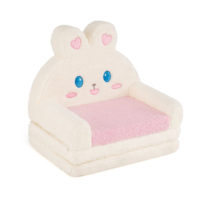 Convertible Kids Sofa Lounger, Bunny Pattern, Pink Kids Chairs & Seating at Gallery Canada