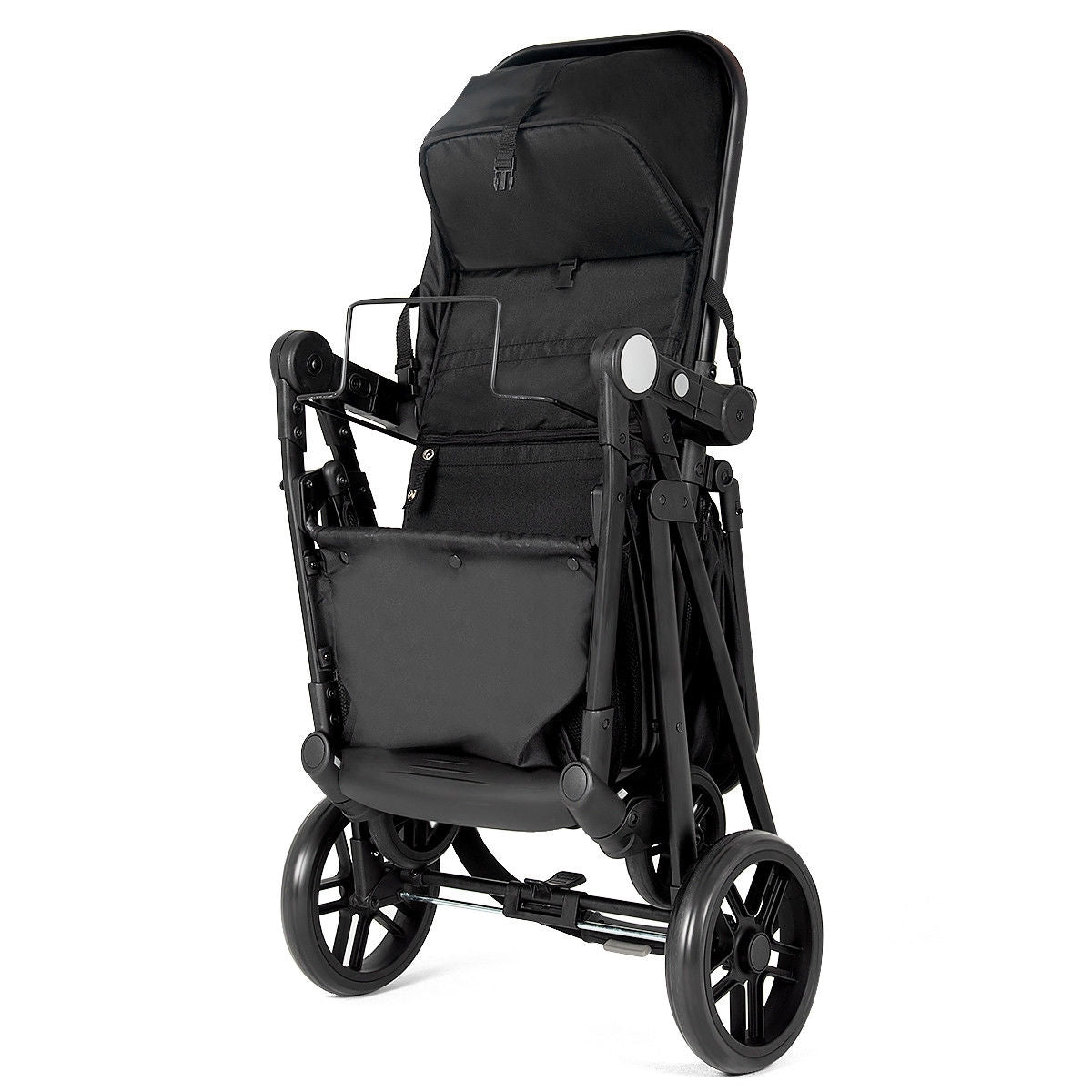 2 in 1 Foldable Pushchair Newborn Infant Baby Stroller, Black Baby Strollers at Gallery Canada
