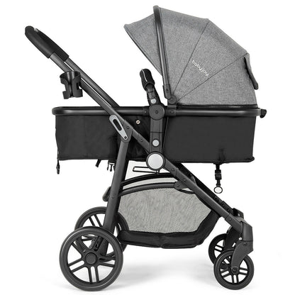 2 in 1 Foldable Pushchair Newborn Infant Baby Stroller, Gray Baby Strollers at Gallery Canada