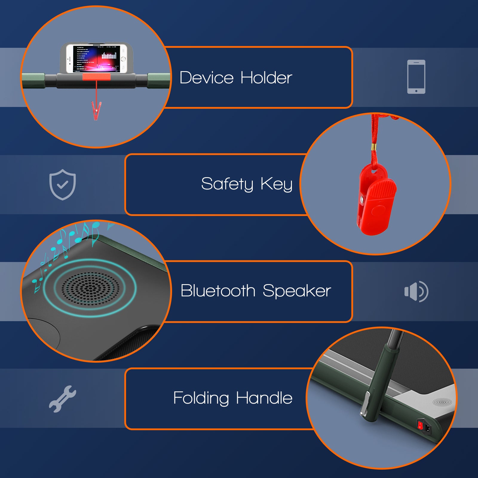 2-in-1 Folding Treadmill with Remote Control and LED Display, Green Treadmills at Gallery Canada