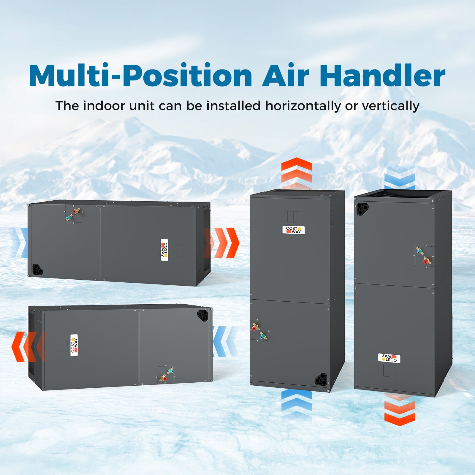 2 to 3 Ton 18.6-20 SEER2 Central Air Conditioner with Variable Speed, Gray Mini Split Air Conditioners at Gallery Canada