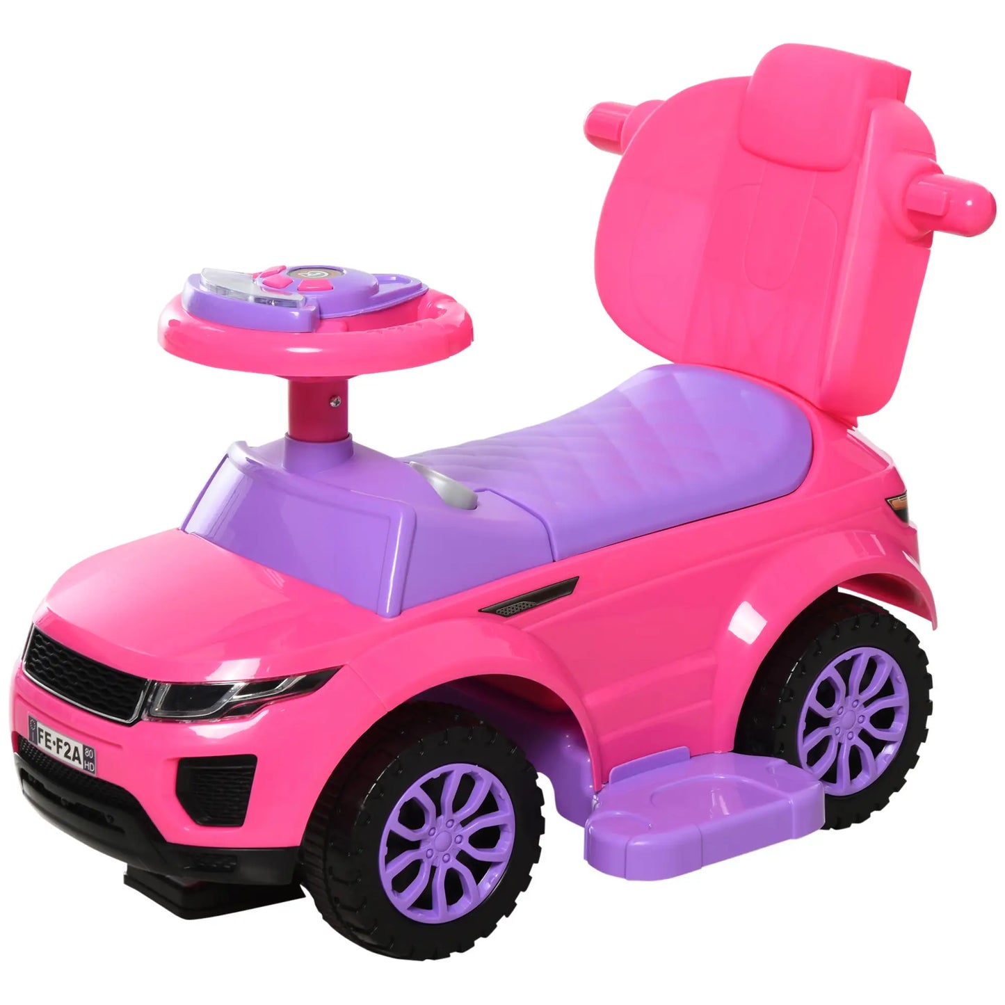 2 in 1 Kid Ride on Car, Push Stroller, 1-3 Years, Pink Push Cars for Toddlers at Gallery Canada