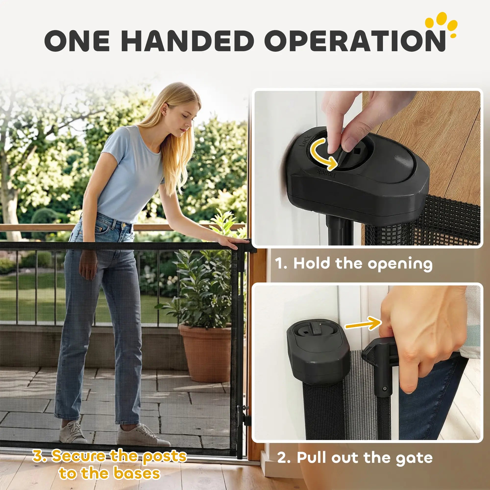Retractable Dog Gate, 41