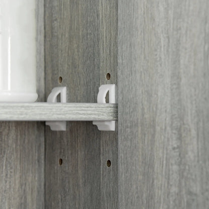 Wall Mounted Bathroom Medicine Cabinet, Adjustable Shelves, Grey Mirror Medicine Cabinets at Gallery Canada