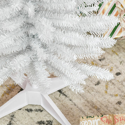 5FT Artificial Pencil Christmas Tree, Realistic Branches, White Pencil Christmas Trees at Gallery Canada
