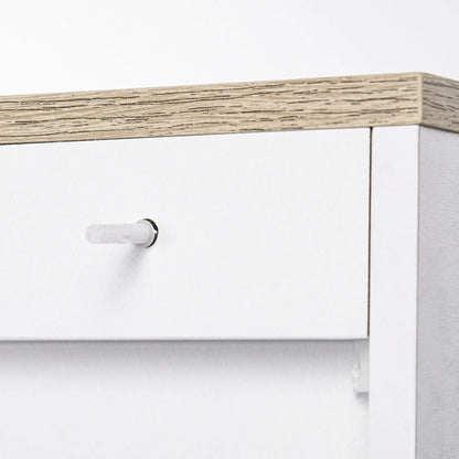 Modern Storage Cabinet, Adjustable Shelf, 23.6" x 11.8" x 35.4", White Storage Cabinets at Gallery Canada