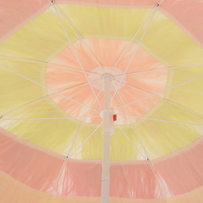 6FT Beach Umbrella, Tilt Sunshade, Adjustable Height, Multi-Color Beach Umbrellas at Gallery Canada