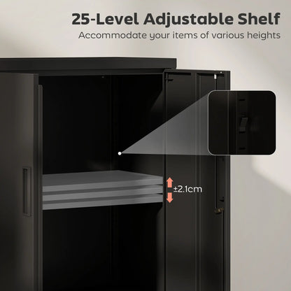 Lateral Filing Cabinet, Metal Storage Cabinet, Black Office Cabinets & Cupboards at Gallery Canada