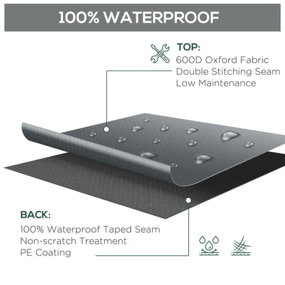 Waterproof Patio Furniture Cover, 80.7" x 75.6" x 24", Grey Patio Furniture Covers at Gallery Canada