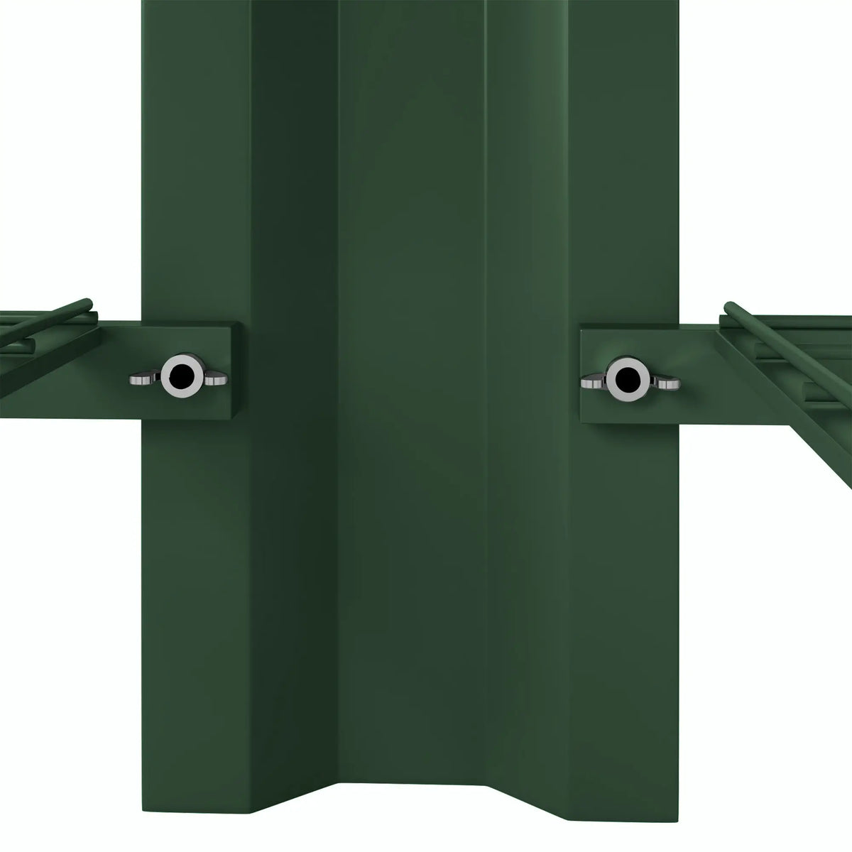 Lit de jardin surélevé vert de 31,5", étagère de rangement, jardinière surélevée, vert