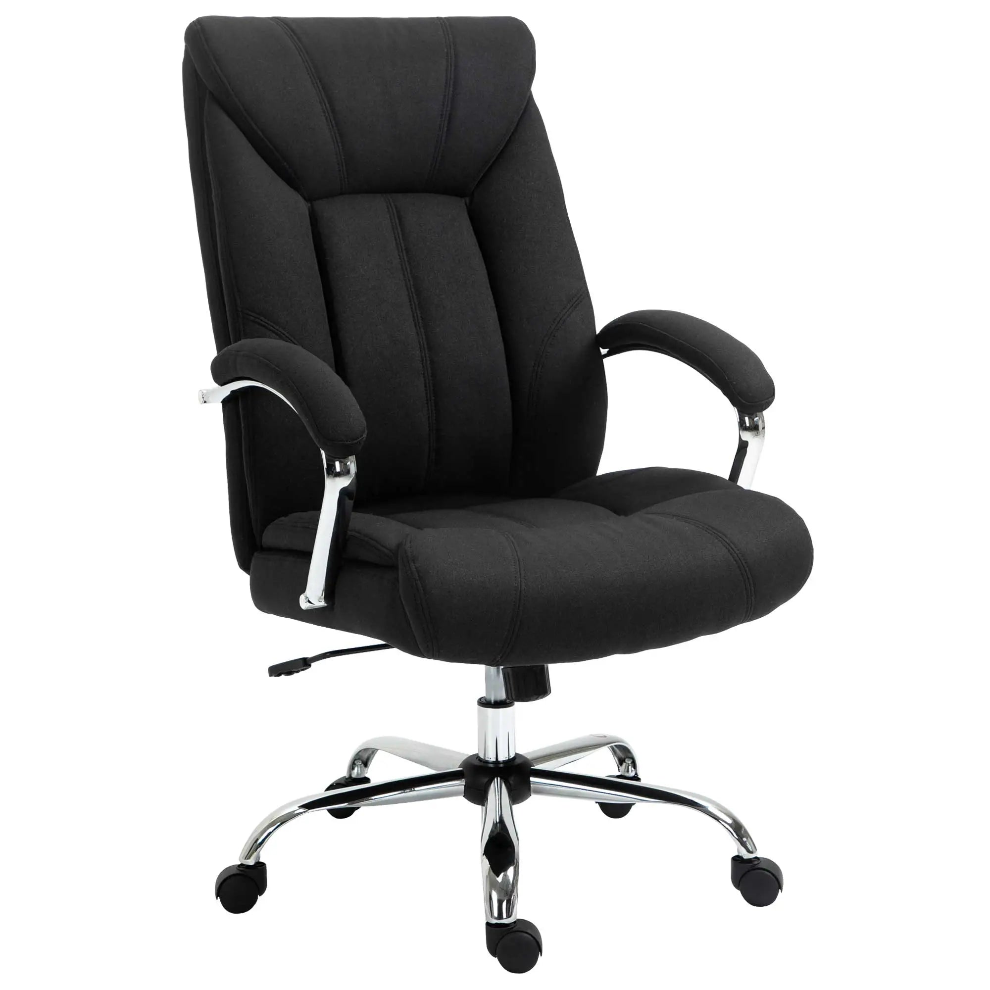 Ergonomic High Back Swivel Office Chair, Adjustable Height, Black Executive & Manager Chairs at Gallery Canada