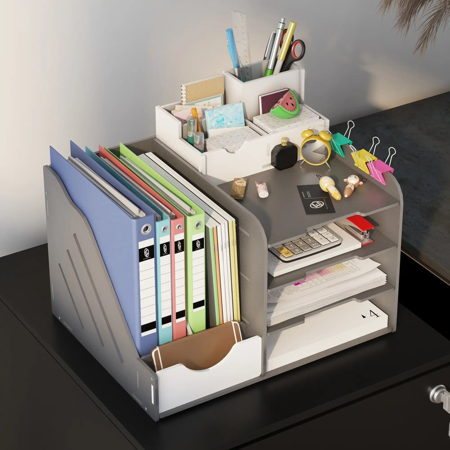 2-Drawer Steel Filing Cabinet on Wheels, Lockable, Adjustable Hanging Bar, Black Office Cabinets & Cupboards at Gallery Canada