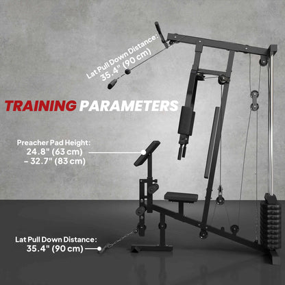 Multifunction Home Gym, Power Exercise Machine, Weight Training, Black Power Towers at Gallery Canada