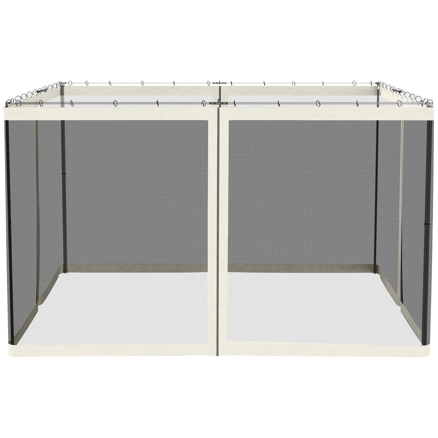 Replacement Mosquito Netting, 10' x 12', Black, White Gazebos at Gallery Canada