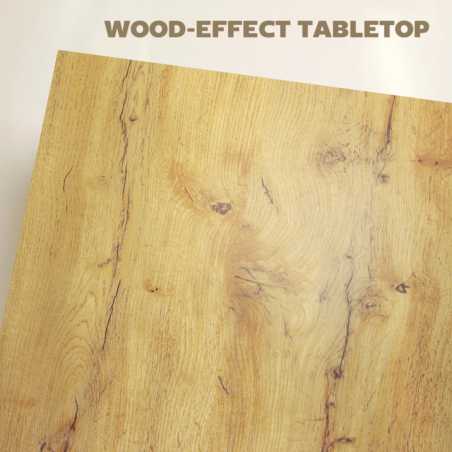 Square Coffee Table, 1.6" Thick Tabletop, Natural Wood Coffee Tables at Gallery Canada