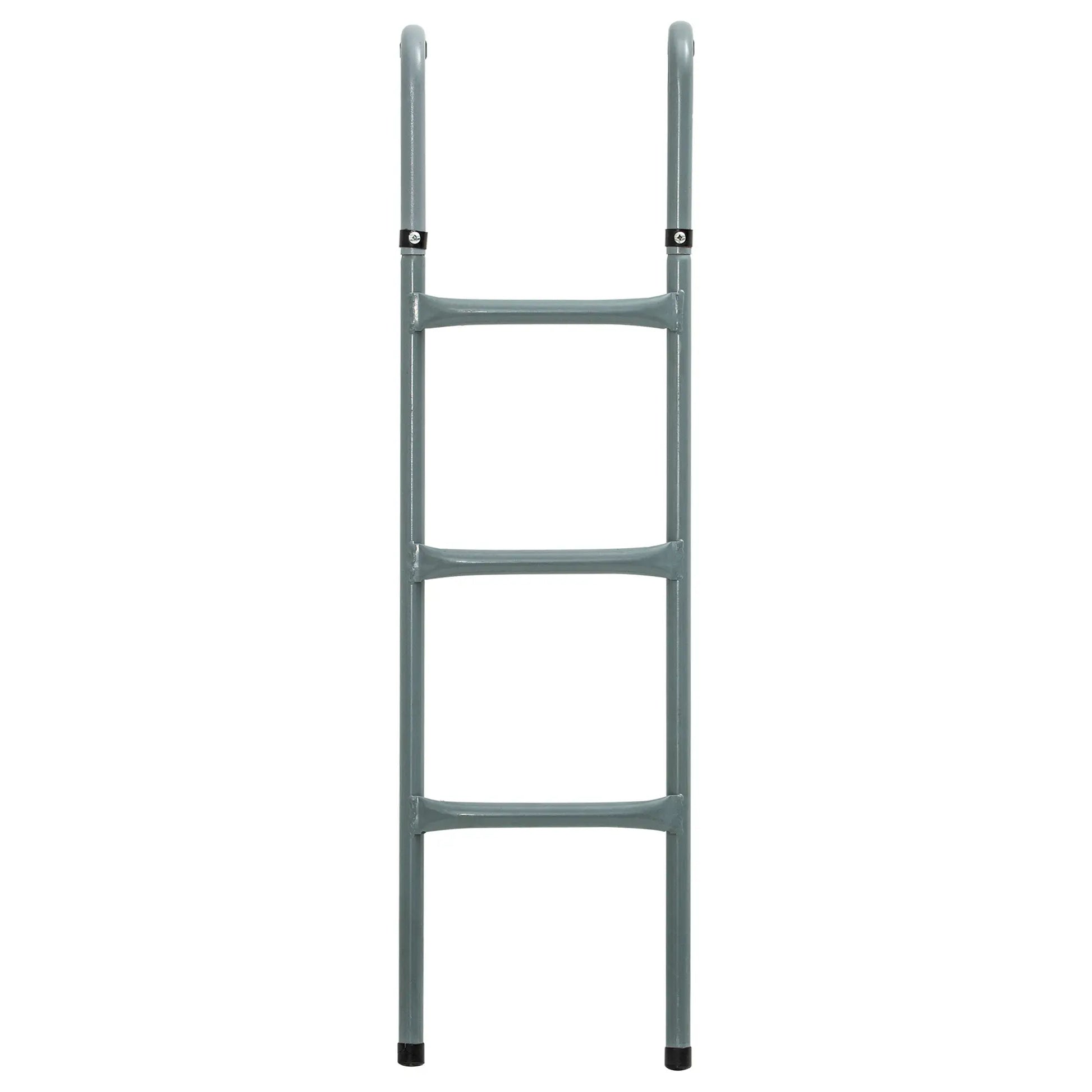 Steel Trampoline Ladder, 3-Step, Fits 12ft & 14ft, 330 lbs Trampolines Silver at Gallery Canada