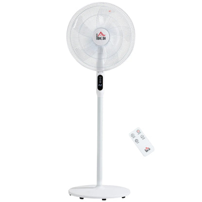 Floor Standing Fan with Remote, Oscillating, LED Screen, White Stand Fans at Gallery Canada