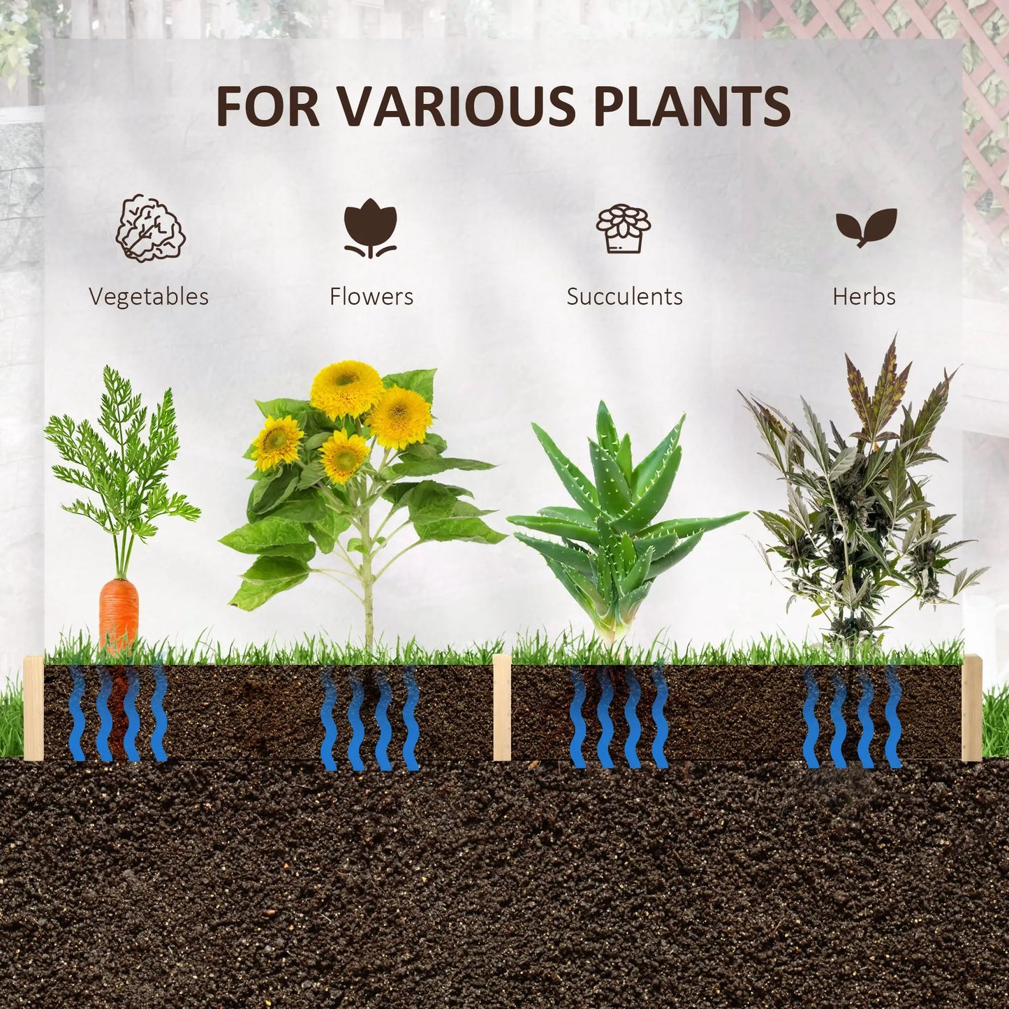 39" x 36" Hexagon Planter Box, Raised Garden Bed, Herb Garden Wooden Planter Boxes at Gallery Canada