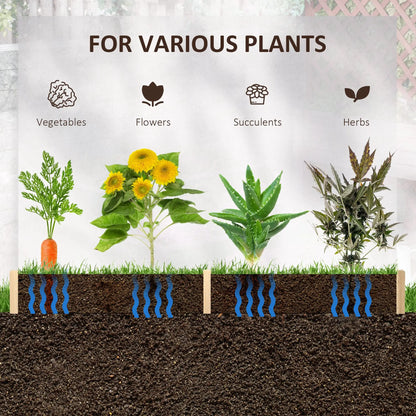 39" x 36" Hexagon Planter Box, Raised Garden Bed, Herb Garden Wooden Planter Boxes at Gallery Canada