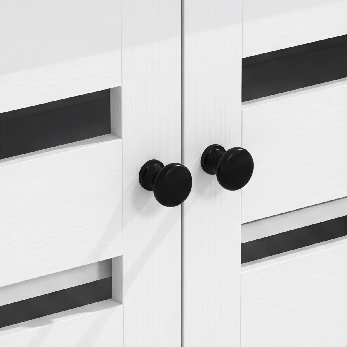 3-Door Shoe Cabinet, 3-Tier Adjustable Shelves For 15 Pairs, White Shoe Storage Cabinets & Racks at Gallery Canada