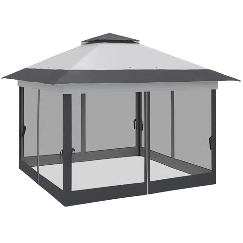 12' x 12' Foldable Pop-Up Party Tent, Instant Canopy Sun Shade Gazebo