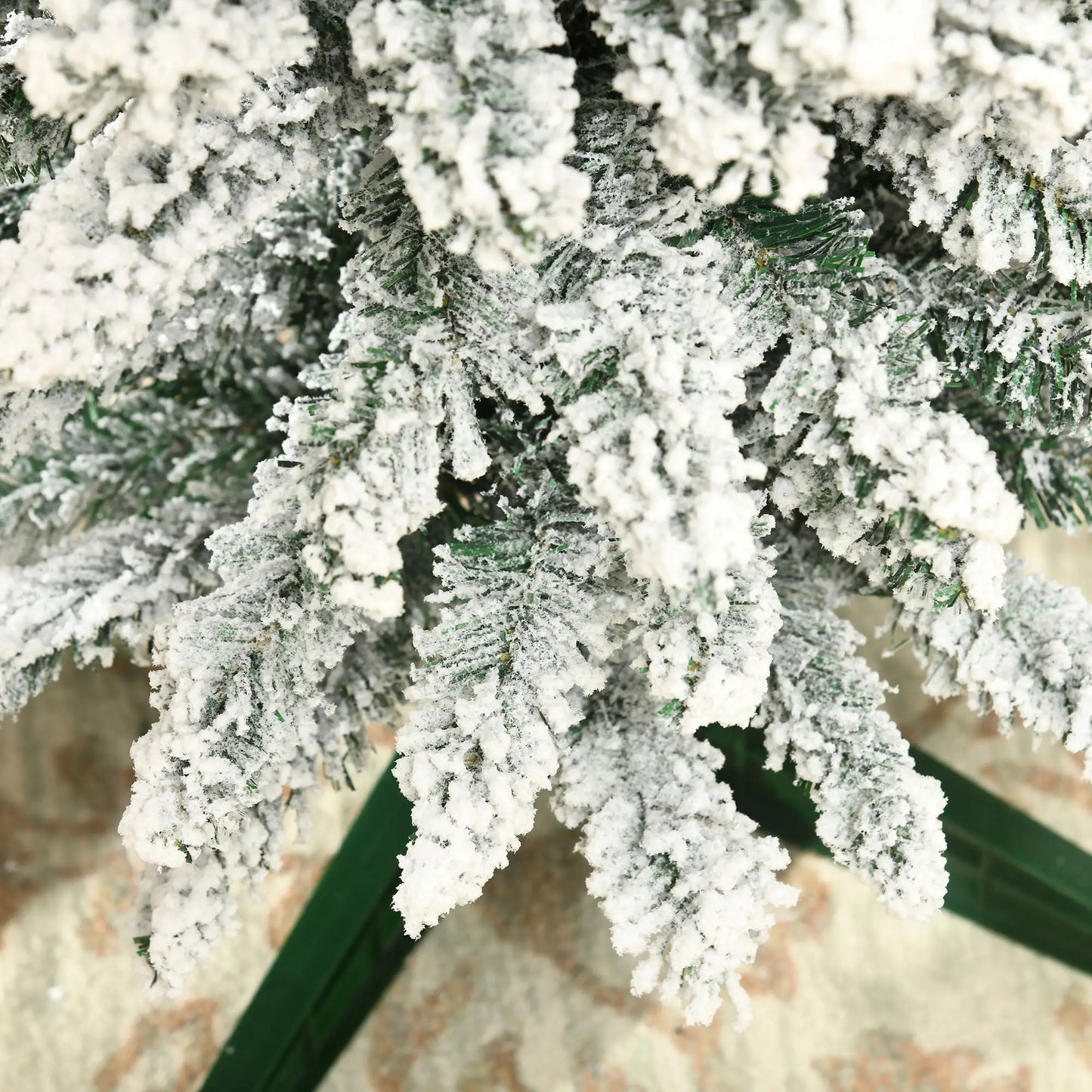 6ft Pencil Artificial Christmas Tree, Snow Flocked Branches, Green Artificial Christmas Trees at Gallery Canada