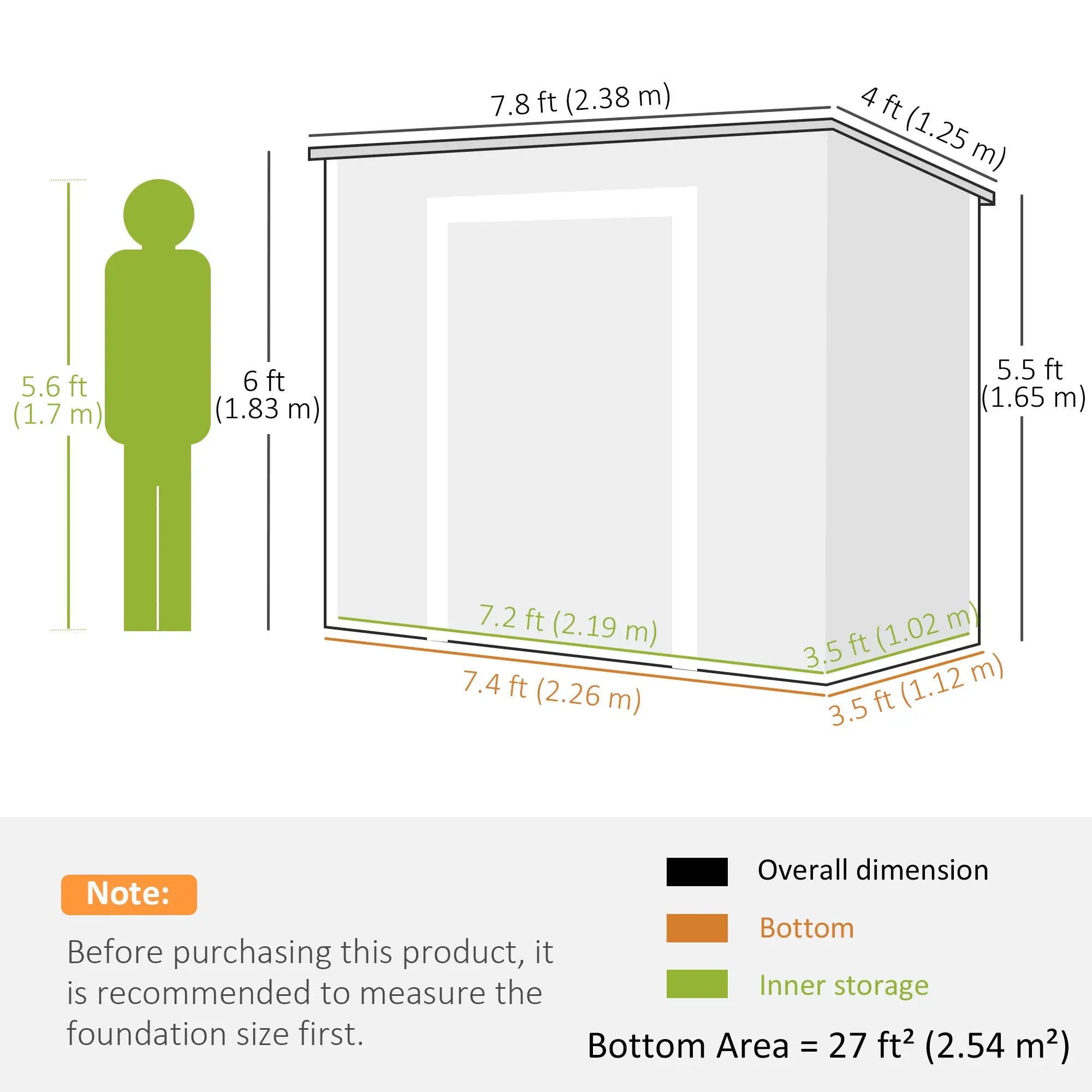8' x 4' Resin Outdoor Storage Shed, Window, Lockable Doors, Light Grey Sheds at Gallery Canada