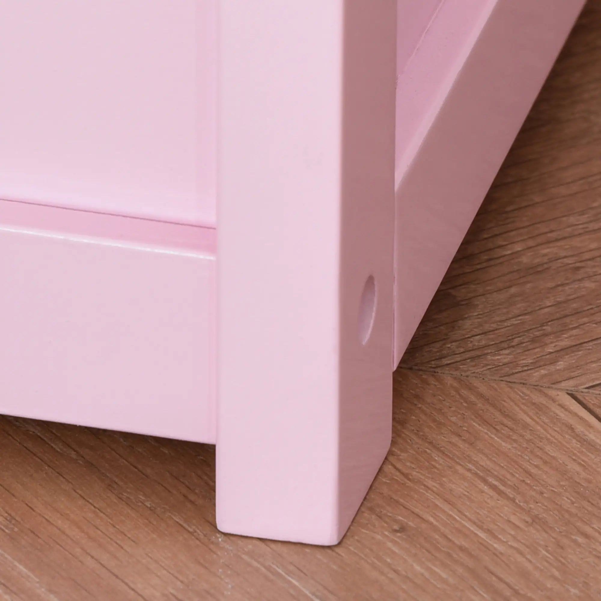 2-in-1 Wooden Kids Toy Box, Storage Bench Seat, Pink Baby & Kids Storage at Gallery Canada