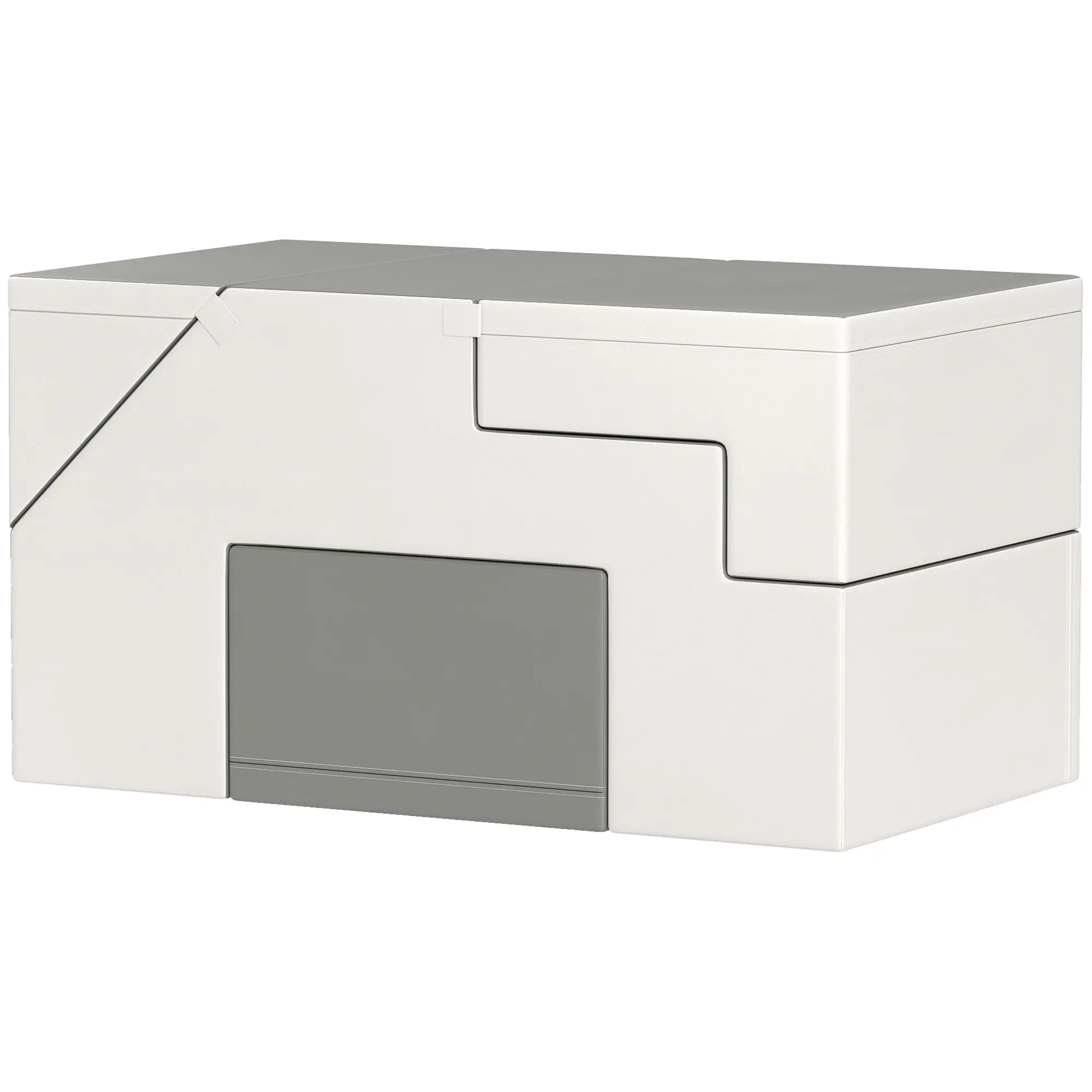 2-Piece Soft Play Kids Foam Set, for Crawl and Climb, Light Grey Kids Gym & Playmats Light Grey, Grey at Gallery Canada