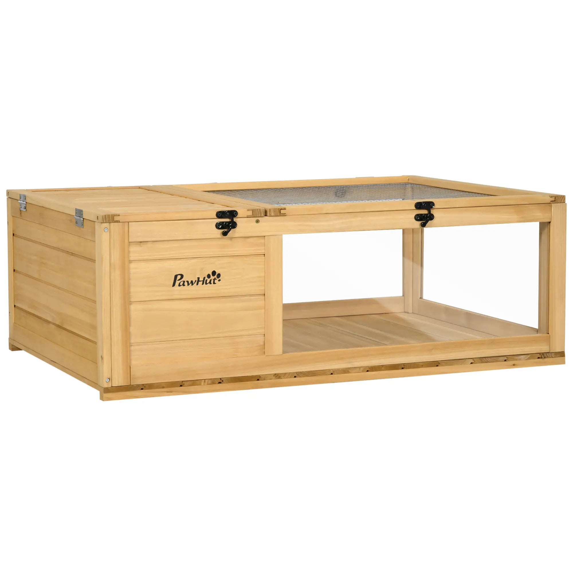 Wood Tortoise House for Lizards, Geckos, 35.8