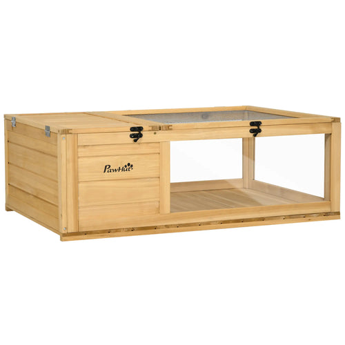 Wood Tortoise House for Lizards, Geckos, 35.8