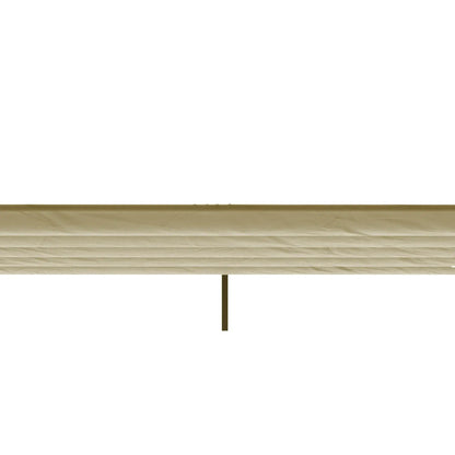 Retractable Pergola Canopy, 10' x 10', Beige Gazebo Canopy Replacement at Gallery Canada