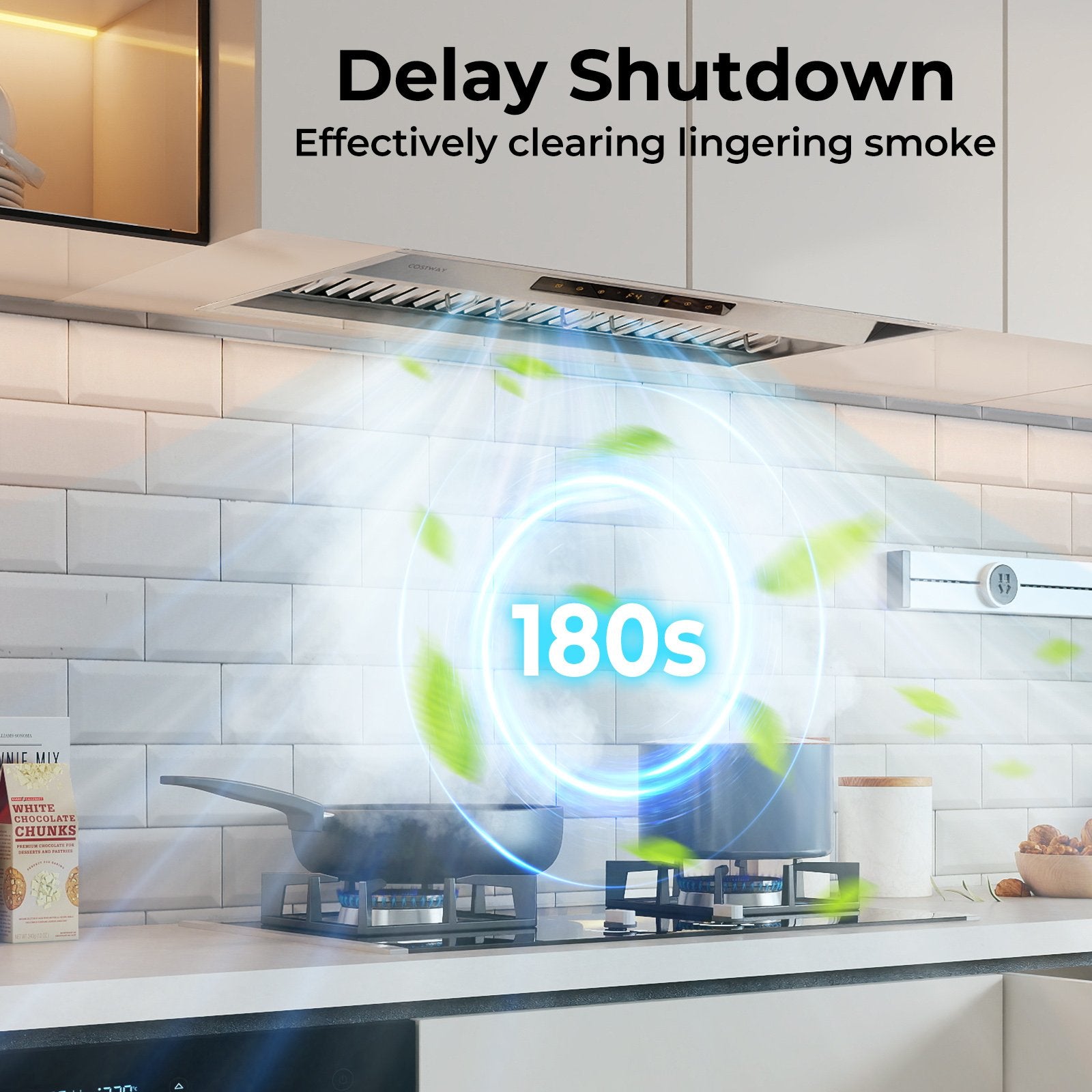 30 Inch Under Cabinet Range Hood with 4 Fan Speeds and Baffles Filters, Silver Kitchen Appliances at Gallery Canada