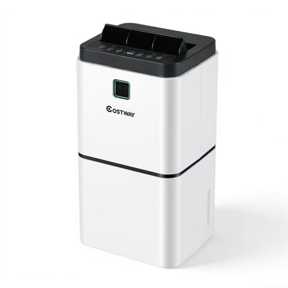 30 Pints Dehumidifier, 1500 Sq. Ft, Medium To Large Room, White Dehumidifiers White at Gallery Canada