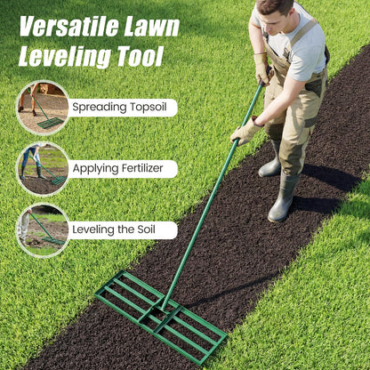 30 x 10 Inch Heavy Duty Lawn Level Tool, Green Lawn Care Tools at Gallery Canada